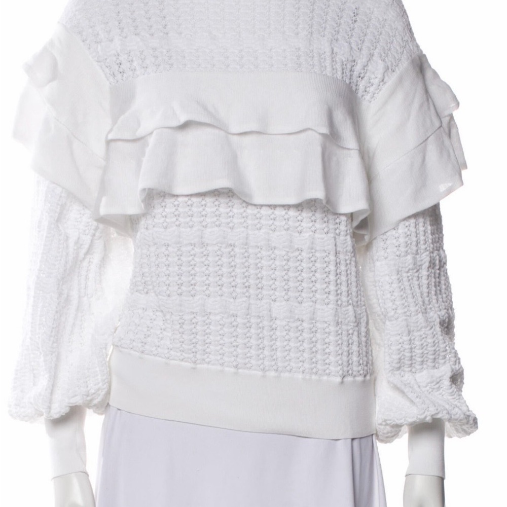 Chanel Ruffled Cotton Top - Picture 2 of 7
